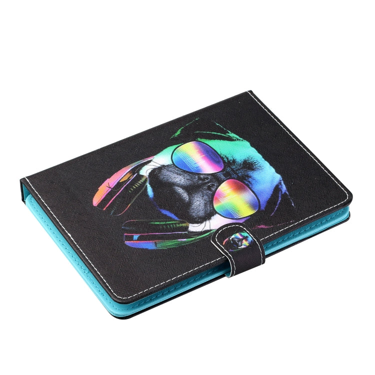 For 7 inch Tablet PC Universal Colored Drawing Horizontal Flip Leather Case with Holder & Card Slots(Eye Dog) - 7 inch by buy2fix | Online Shopping UK | buy2fix