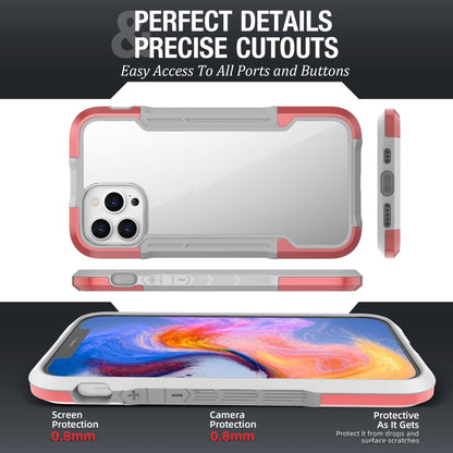 For iPhone 12 iPAKY Thunder Series Aluminum alloy Shockproof Protective Case(Rose gold) - iPhone 12 / 12 Pro Cases by iPAKY | Online Shopping UK | buy2fix