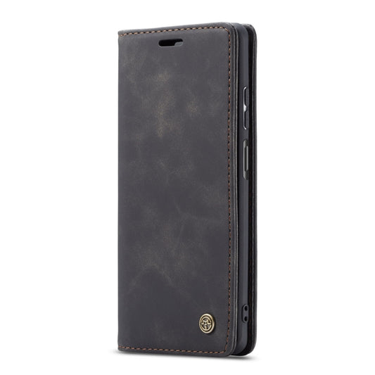 For Huawei P Smart 2021 CaseMe-013 Multifunctional Retro Frosted Horizontal Flip Leather Case with Card Slot & Holder & Wallet(Black) - Huawei Cases by CaseMe | Online Shopping UK | buy2fix