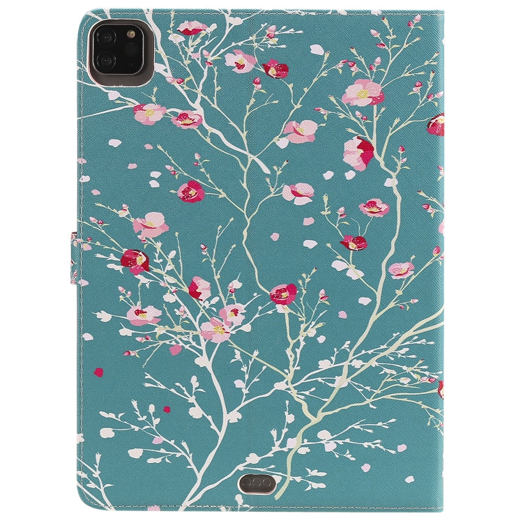 Painted Pattern Horizontal Flip Leather Case with Holder & Card Slots & Wallet & Sleep / Wake-up Function For iPad Air 2022 / 2020 10.9 /iPad Pro 11 2020 / 2018(Apricot Tree) - iPad Air (2022) / (2020) 10.9 Cases by buy2fix | Online Shopping UK | buy2fix