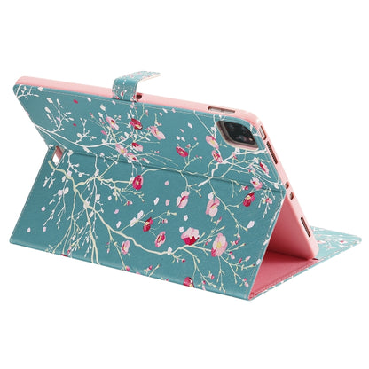 Painted Pattern Horizontal Flip Leather Case with Holder & Card Slots & Wallet & Sleep / Wake-up Function For iPad Air 2022 / 2020 10.9 /iPad Pro 11 2020 / 2018(Apricot Tree) - iPad Air (2022) / (2020) 10.9 Cases by buy2fix | Online Shopping UK | buy2fix