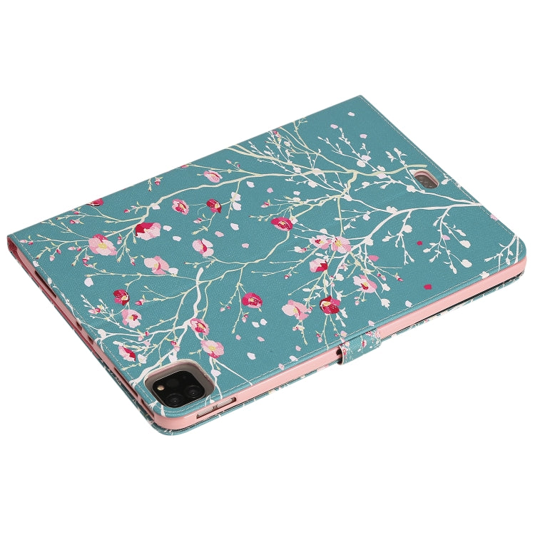 Painted Pattern Horizontal Flip Leather Case with Holder & Card Slots & Wallet & Sleep / Wake-up Function For iPad Air 2022 / 2020 10.9 /iPad Pro 11 2020 / 2018(Apricot Tree) - iPad Air (2022) / (2020) 10.9 Cases by buy2fix | Online Shopping UK | buy2fix
