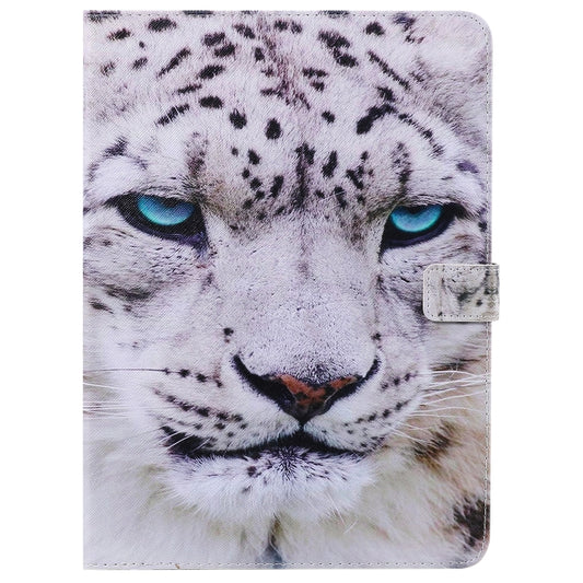 Painted Pattern Horizontal Flip Leather Case with Holder & Card Slots & Wallet & Sleep / Wake-up Function For iPad Air 2022 / 2020 10.9 /iPad Pro 11 2020 / 2018(White Leopard) - iPad Air (2022) / (2020) 10.9 Cases by buy2fix | Online Shopping UK | buy2fix