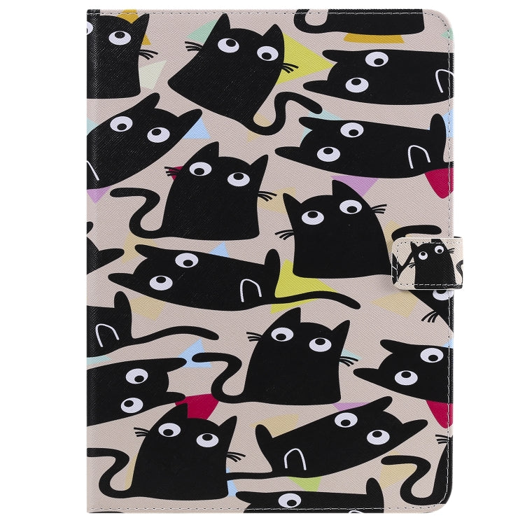 Painted Pattern Horizontal Flip Leather Case with Holder & Card Slots & Wallet & Sleep / Wake-up Function For iPad Air 2022 / 2020 10.9 /iPad Pro 11 2020 / 2018(Cats) - iPad Air (2022) / (2020) 10.9 Cases by buy2fix | Online Shopping UK | buy2fix