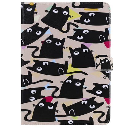 Painted Pattern Horizontal Flip Leather Case with Holder & Card Slots & Wallet & Sleep / Wake-up Function For iPad Air 2022 / 2020 10.9 /iPad Pro 11 2020 / 2018(Cats) - iPad Air (2022) / (2020) 10.9 Cases by buy2fix | Online Shopping UK | buy2fix