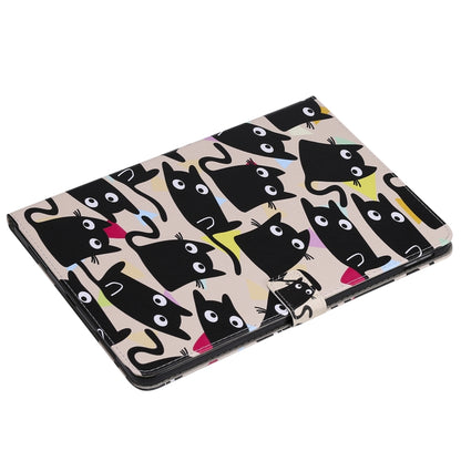 Painted Pattern Horizontal Flip Leather Case with Holder & Card Slots & Wallet & Sleep / Wake-up Function For iPad Air 2022 / 2020 10.9 /iPad Pro 11 2020 / 2018(Cats) - iPad Air (2022) / (2020) 10.9 Cases by buy2fix | Online Shopping UK | buy2fix