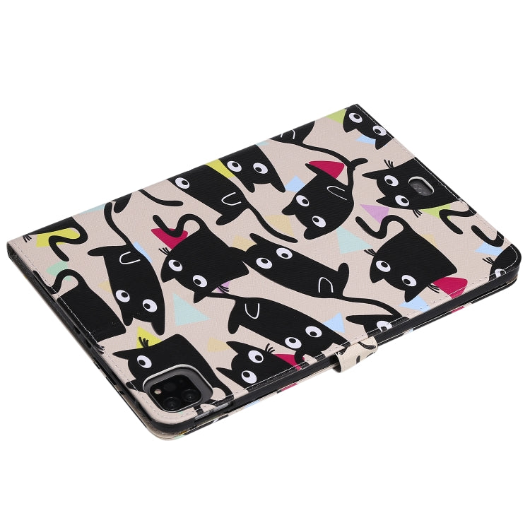 Painted Pattern Horizontal Flip Leather Case with Holder & Card Slots & Wallet & Sleep / Wake-up Function For iPad Air 2022 / 2020 10.9 /iPad Pro 11 2020 / 2018(Cats) - iPad Air (2022) / (2020) 10.9 Cases by buy2fix | Online Shopping UK | buy2fix