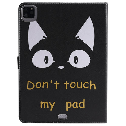 Painted Pattern Horizontal Flip Leather Case with Holder & Card Slots & Wallet & Sleep / Wake-up Function For iPad Air 2022 / 2020 10.9 /iPad Pro 11 2020 / 2018(Cat Ears) - iPad Air (2022) / (2020) 10.9 Cases by buy2fix | Online Shopping UK | buy2fix