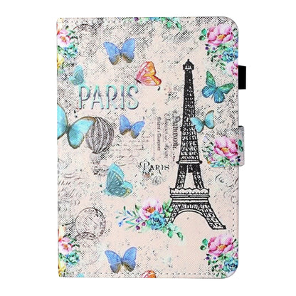 For iPad Pro 11 (2020) / (2018) Coloured Drawing Stitching Horizontal Flip Leather Tablet Case with Holder & Card Slot & Sleep / Wake-up Function(Tower and Butterflies) - iPad Pro 11 (2020) Cases by buy2fix | Online Shopping UK | buy2fix
