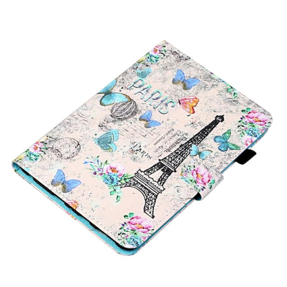 For iPad Pro 11 (2020) / (2018) Coloured Drawing Stitching Horizontal Flip Leather Tablet Case with Holder & Card Slot & Sleep / Wake-up Function(Tower and Butterflies) - iPad Pro 11 (2020) Cases by buy2fix | Online Shopping UK | buy2fix