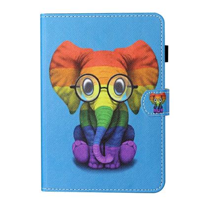 For iPad Pro 11 (2020) / (2018) Coloured Drawing Stitching Horizontal Flip Leather Tablet Case with Holder & Card Slot & Sleep / Wake-up Function(Colorful Elephant) - iPad Pro 11 (2020) Cases by buy2fix | Online Shopping UK | buy2fix