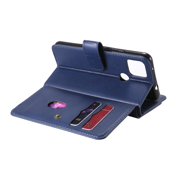 For Google Pixel 5 XL Multifunctional Magnetic Copper Buckle Horizontal Flip Leather Case with Bracket & 10 Card Slots & Wallet & Photo Frame(Dark Blue) - Google Cases by buy2fix | Online Shopping UK | buy2fix