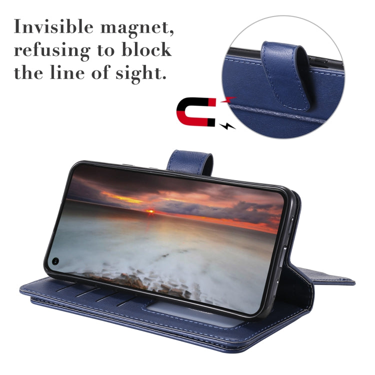 For Google Pixel 5 XL Multifunctional Magnetic Copper Buckle Horizontal Flip Leather Case with Bracket & 10 Card Slots & Wallet & Photo Frame(Rose Gold) - Google Cases by buy2fix | Online Shopping UK | buy2fix