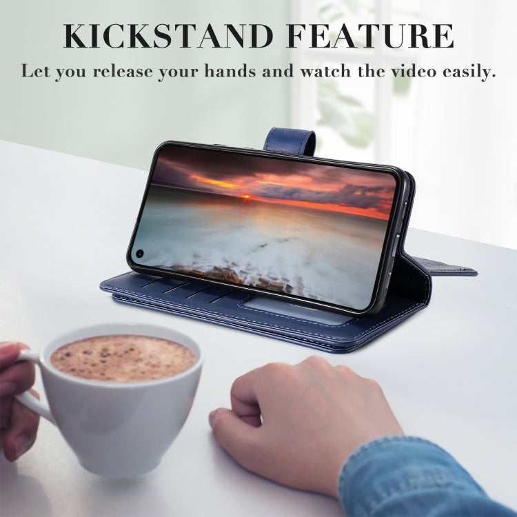 For Google Pixel 5 XL Multifunctional Magnetic Copper Buckle Horizontal Flip Leather Case with Bracket & 10 Card Slots & Wallet & Photo Frame(Rose Gold) - Google Cases by buy2fix | Online Shopping UK | buy2fix