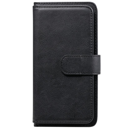 For Google Pixel 5 Multifunctional Magnetic Copper Buckle Horizontal Flip Leather Case with Bracket & 10 Card Slots & Wallet & Photo Frame(Black) - Google Cases by buy2fix | Online Shopping UK | buy2fix