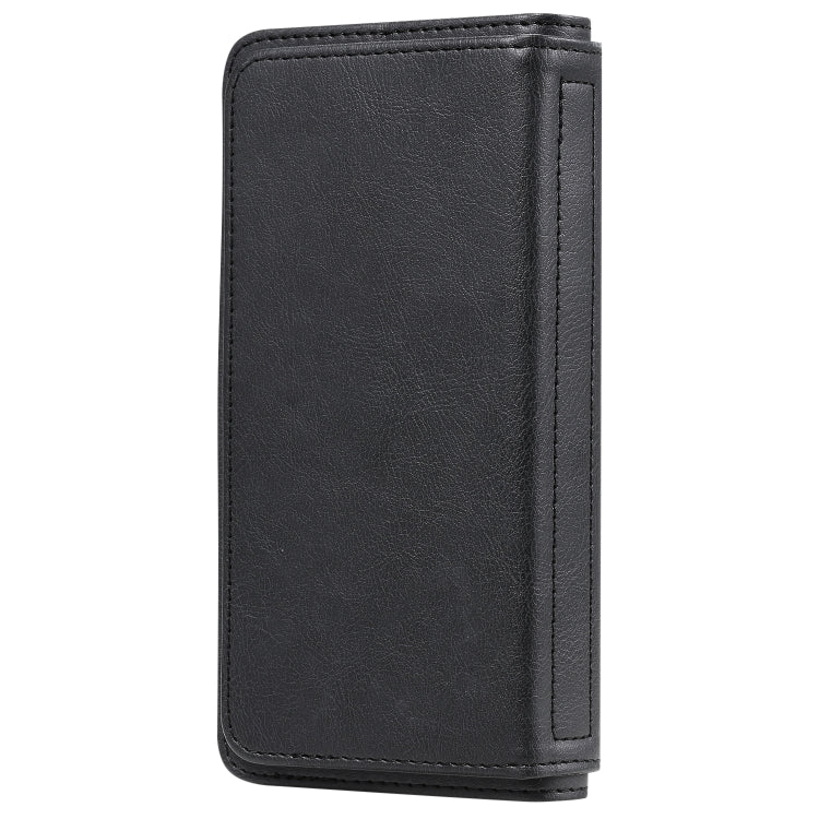 For Google Pixel 5 Multifunctional Magnetic Copper Buckle Horizontal Flip Leather Case with Bracket & 10 Card Slots & Wallet & Photo Frame(Black) - Google Cases by buy2fix | Online Shopping UK | buy2fix
