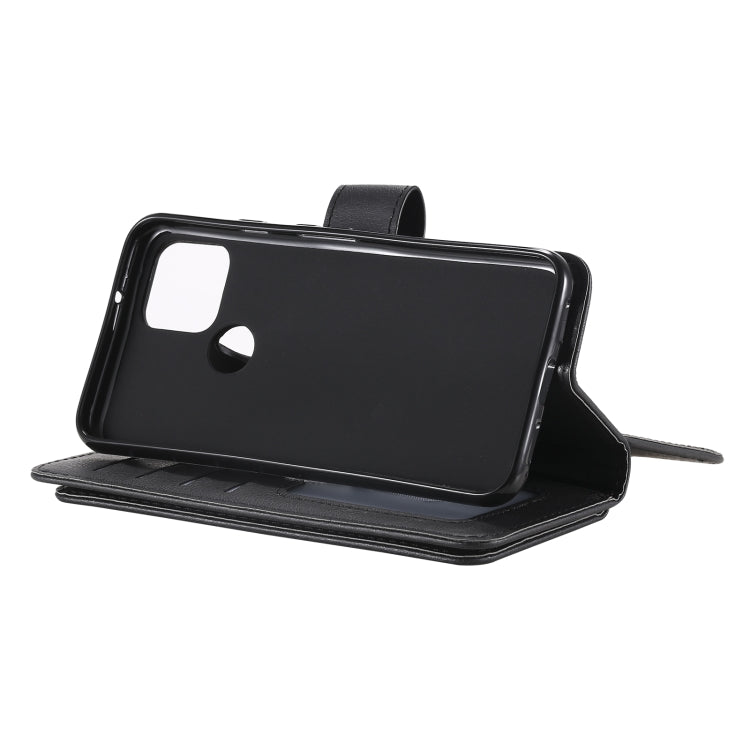 For Google Pixel 5 Multifunctional Magnetic Copper Buckle Horizontal Flip Leather Case with Bracket & 10 Card Slots & Wallet & Photo Frame(Black) - Google Cases by buy2fix | Online Shopping UK | buy2fix