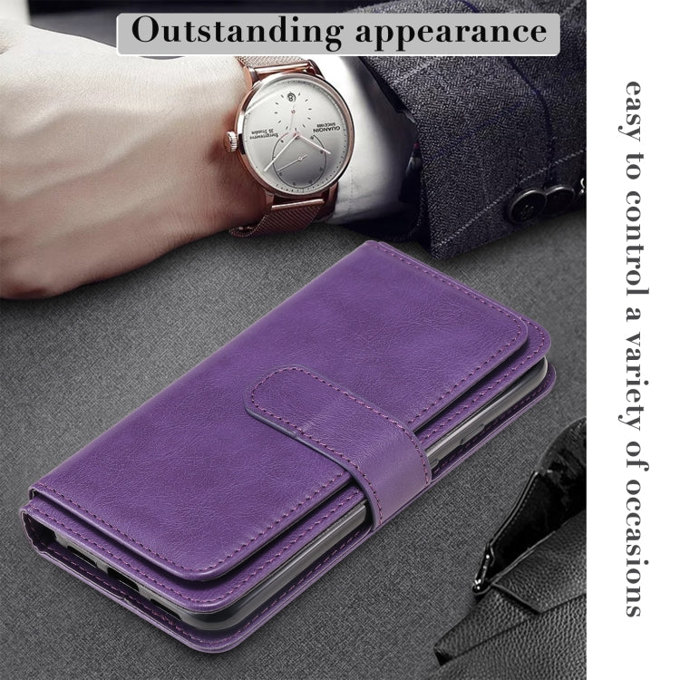 For Google Pixel 5 Multifunctional Magnetic Copper Buckle Horizontal Flip Leather Case with Bracket & 10 Card Slots & Wallet & Photo Frame(Rose Gold) - Google Cases by buy2fix | Online Shopping UK | buy2fix