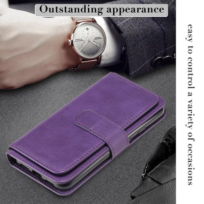 For Google Pixel 5 Multifunctional Magnetic Copper Buckle Horizontal Flip Leather Case with Bracket & 10 Card Slots & Wallet & Photo Frame(Rose Gold) - Google Cases by buy2fix | Online Shopping UK | buy2fix