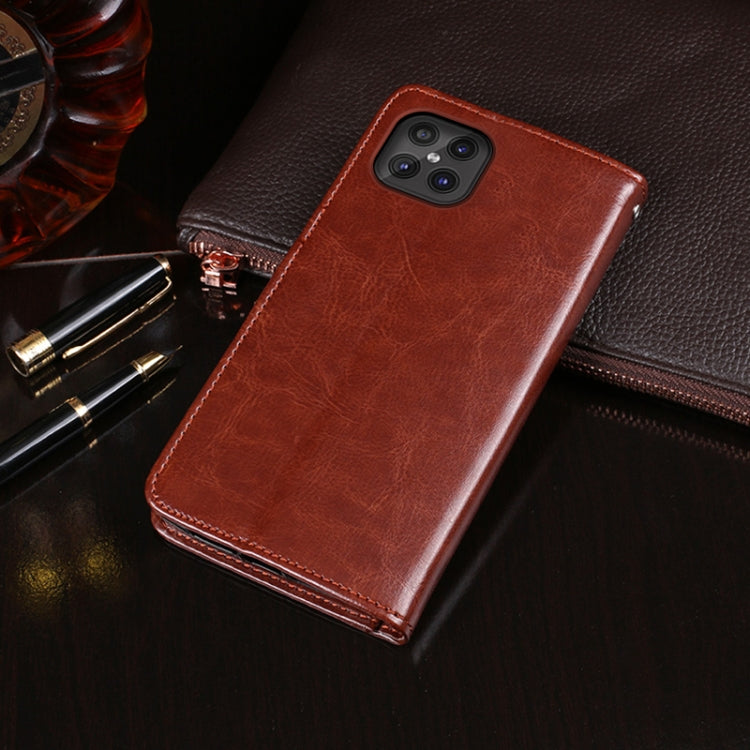 For Cubot C30 idewei Crazy Horse Texture Horizontal Flip Leather Case with Holder & Card Slots & Wallet(Rose Red) - More Brand by idewei | Online Shopping UK | buy2fix