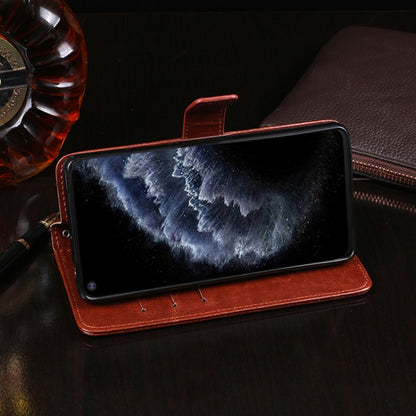 For Cubot C30 idewei Crazy Horse Texture Horizontal Flip Leather Case with Holder & Card Slots & Wallet(Rose Red) - More Brand by idewei | Online Shopping UK | buy2fix
