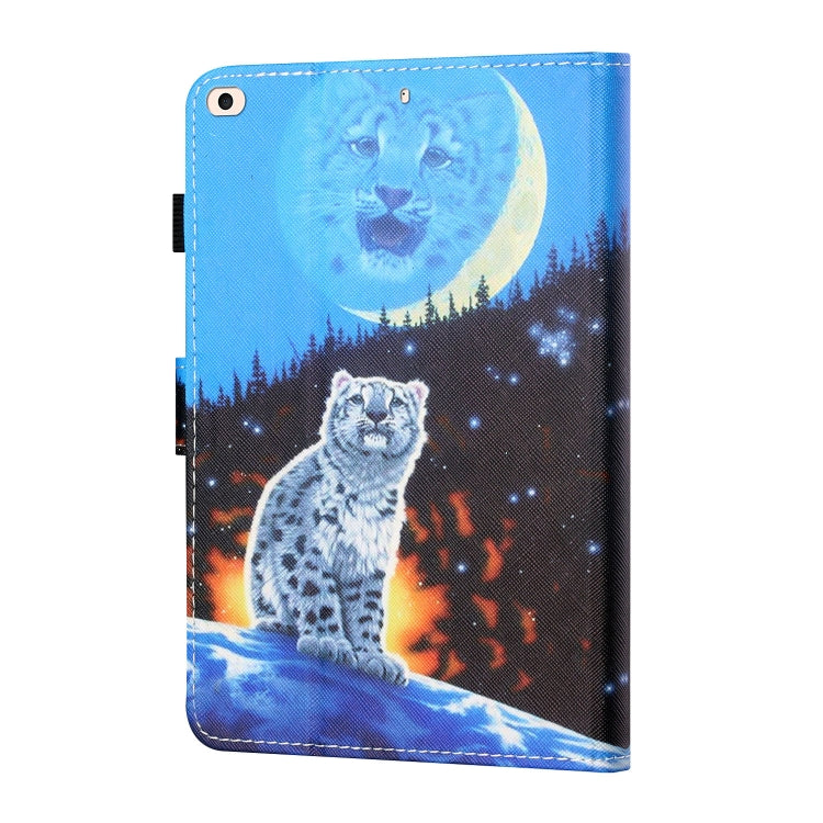 Sewing Thread Horizontal Painted Flat Leather Case with Pen Cover & Anti Skid Strip & Card Slot & Holder & Sleep / Wake-up Function For iPad Air 2(Double Shadow Tiger) - More iPad Cases by buy2fix | Online Shopping UK | buy2fix