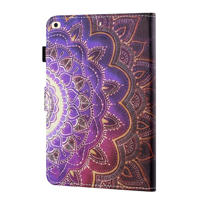 Sewing Thread Horizontal Painted Flat Leather Case with Pen Cover & Anti Skid Strip & Card Slot & Holder & Sleep / Wake-up Function For iPad Air 2(Datura Flowers) - More iPad Cases by buy2fix | Online Shopping UK | buy2fix