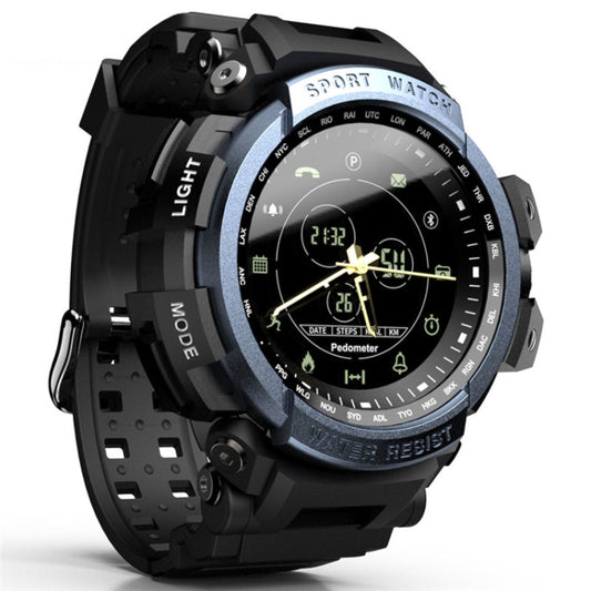 Lokmat MK28 1.4 inch FSTN Screen IP68 Waterproof Smart Watch, Support Information Reminder / Remote Camera / Sport Record(Blue) - Smart Watches by Lokmat | Online Shopping UK | buy2fix