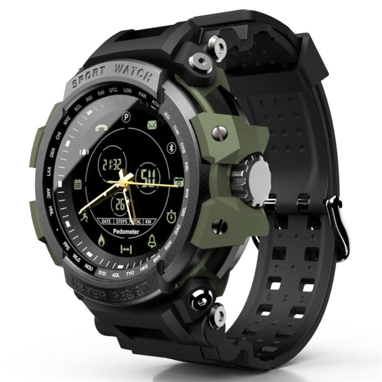 Lokmat MK28 1.4 inch FSTN Screen IP68 Waterproof Smart Watch, Support Information Reminder / Remote Camera / Sport Record(Green) - Smart Watches by Lokmat | Online Shopping UK | buy2fix