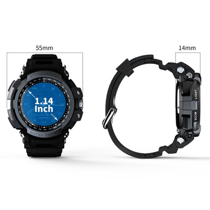 Lokmat MK28 1.4 inch FSTN Screen IP68 Waterproof Smart Watch, Support Information Reminder / Remote Camera / Sport Record(Blue) - Smart Watches by Lokmat | Online Shopping UK | buy2fix