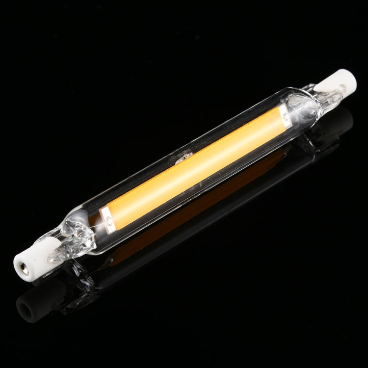 R7S 110V 7W 118mm COB LED Bulb Glass Tube Replacement Halogen Lamp Spot Light(3000K Warm Light) by buy2fix