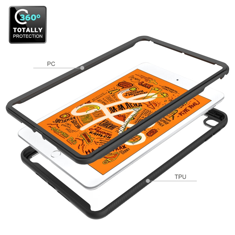 Starry Sky Solid Color Series Shockproof PC + TPU Protective Case For iPad mini (2019) & 4(Black) - iPad mini (2019) / mini 5 Cases by buy2fix | Online Shopping UK | buy2fix