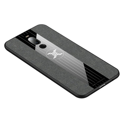 For Meizu Note 8 XINLI Stitching Cloth Texture Shockproof TPU Protective Case(Grey) - Meizu by XINLI | Online Shopping UK | buy2fix