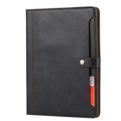 Calf Texture Double Fold Clasp Horizontal Flip Leather Case with Photo Frame & Holder & Card Slots & Wallet For iPad Pro 10.5(Black) - iPad Pro 10.5 inch Cases by buy2fix | Online Shopping UK | buy2fix