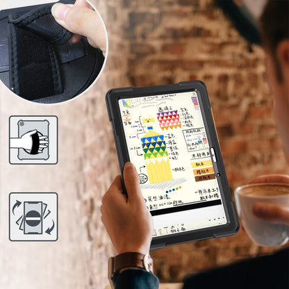 For Huawei MatePad Pro 10.8 Shockproof Colorful Silicone + PC Protective Case with Holder & Shoulder Strap & Hand Strap & Pen Slot(Black) - Huawei by buy2fix | Online Shopping UK | buy2fix