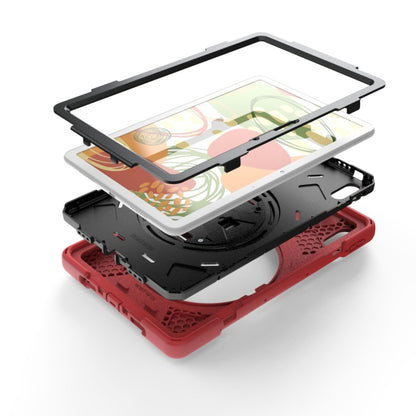 For Huawei MatePad Pro 10.8 Shockproof Colorful Silicone + PC Protective Case with Holder & Shoulder Strap & Hand Strap & Pen Slot(Red) - Huawei by buy2fix | Online Shopping UK | buy2fix
