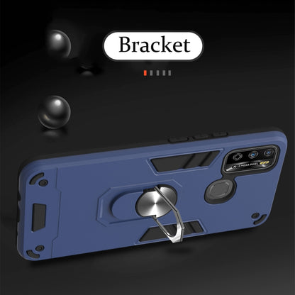 For Infinix X680 / Hot 9 Play Armour Series PC + TPU Protective Case with Ring Holder(Black) - Infinix Cases by idewei | Online Shopping UK | buy2fix