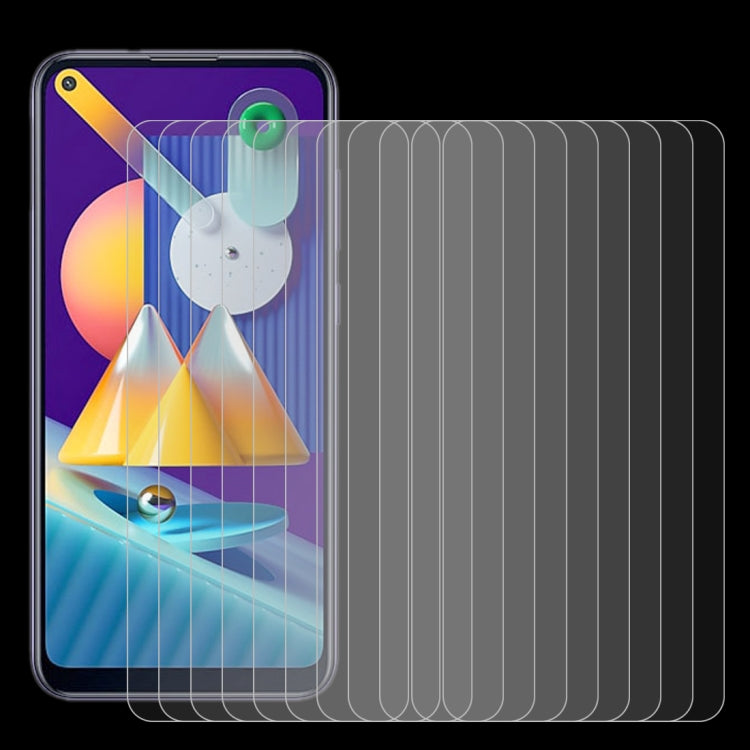 For Samsung Galaxy M11 & A11 10 PCS 0.26mm 9H 2.5D Tempered Glass Film - Galaxy Tempered Glass by buy2fix | Online Shopping UK | buy2fix