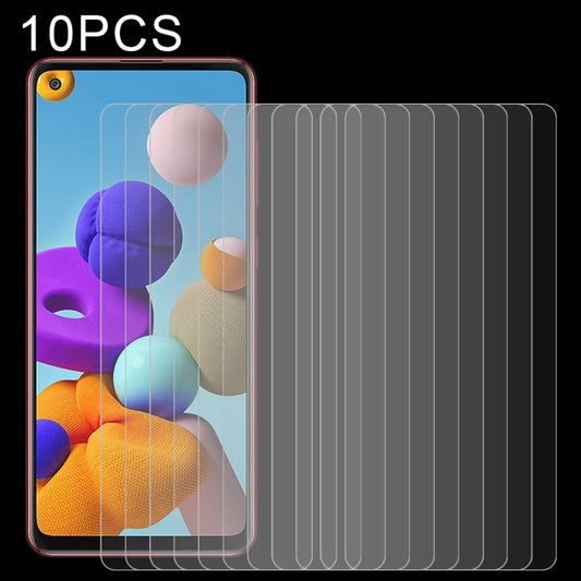 For Samsung Galaxy A21s 10pcs 0.26mm 9H 2.5D Tempered Glass Film - Galaxy Tempered Glass by buy2fix | Online Shopping UK | buy2fix