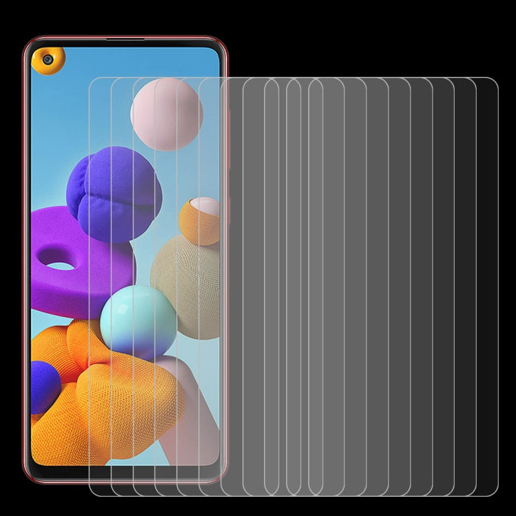 For Samsung Galaxy A21s 10pcs 0.26mm 9H 2.5D Tempered Glass Film - Galaxy Tempered Glass by buy2fix | Online Shopping UK | buy2fix
