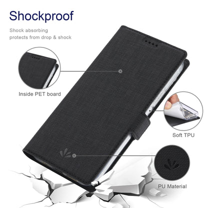 For OnePlus Nord N10 5G ViLi K Series Shockproof TPU + PU Leather Magnetic Buckle Horizontal Flip Case with Card Slots & Wallet & Holder(Black) - OnePlus Cases by ViLi | Online Shopping UK | buy2fix