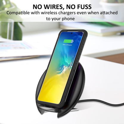 For Samsung Galaxy S20 Plus iPAKY Thunder Series Aluminum Frame + TPU Bumper + Clear PC Shockproof Case(Black + Grey) - Galaxy Phone Cases by iPAKY | Online Shopping UK | buy2fix