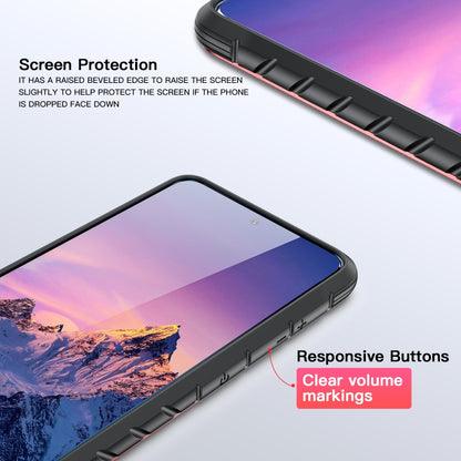 For Samsung Galaxy S21+ 5G iPAKY Thunder Series Aluminum Frame + TPU Bumper + Clear PC Shockproof Case(Black + Red) - Galaxy S21+ 5G Cases by iPAKY | Online Shopping UK | buy2fix