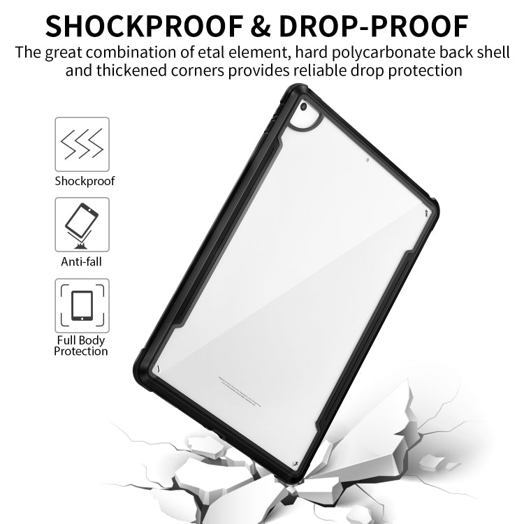 iPAKY Thunder Series Aluminum Frame + TPU Bumper + Clear PC Shockproof Case For iPad Air 2022 / 2020 10.9(Black) - iPad Air (2022) / (2020) 10.9 Cases by buy2fix | Online Shopping UK | buy2fix