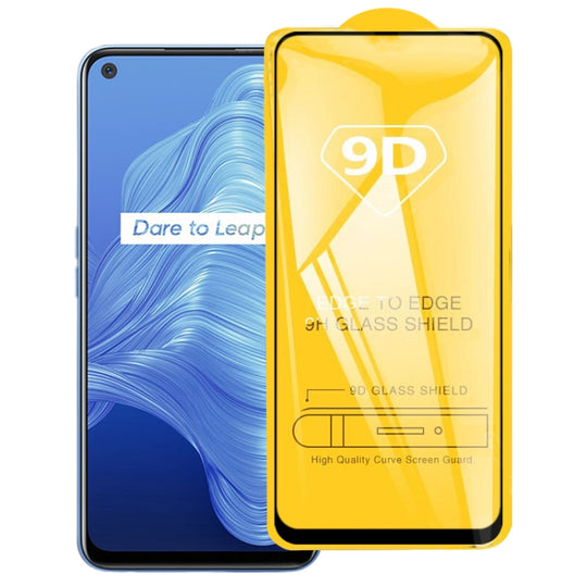 For OPPO Realme V5 5G 9D Full Glue Full Screen Tempered Glass Film