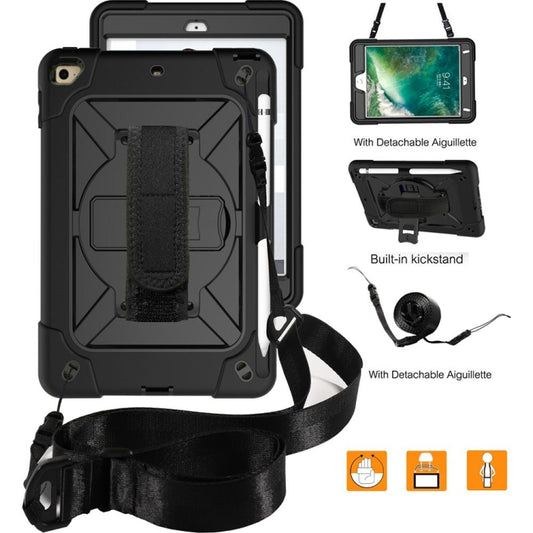 Contrast Color Silicone + PC Combination Case with Holder For iPad mini 3(Black) - iPad Mini 4 & 3 & 2 & 1 Cases by buy2fix | Online Shopping UK | buy2fix