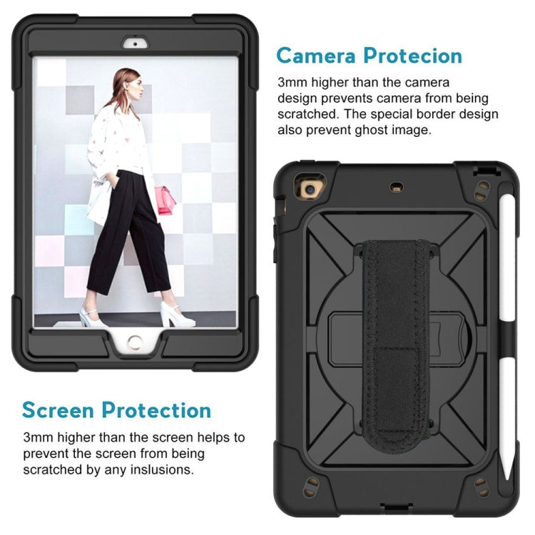 Contrast Color Silicone + PC Combination Case with Holder For iPad mini 3(Black) - iPad Mini 4 & 3 & 2 & 1 Cases by buy2fix | Online Shopping UK | buy2fix
