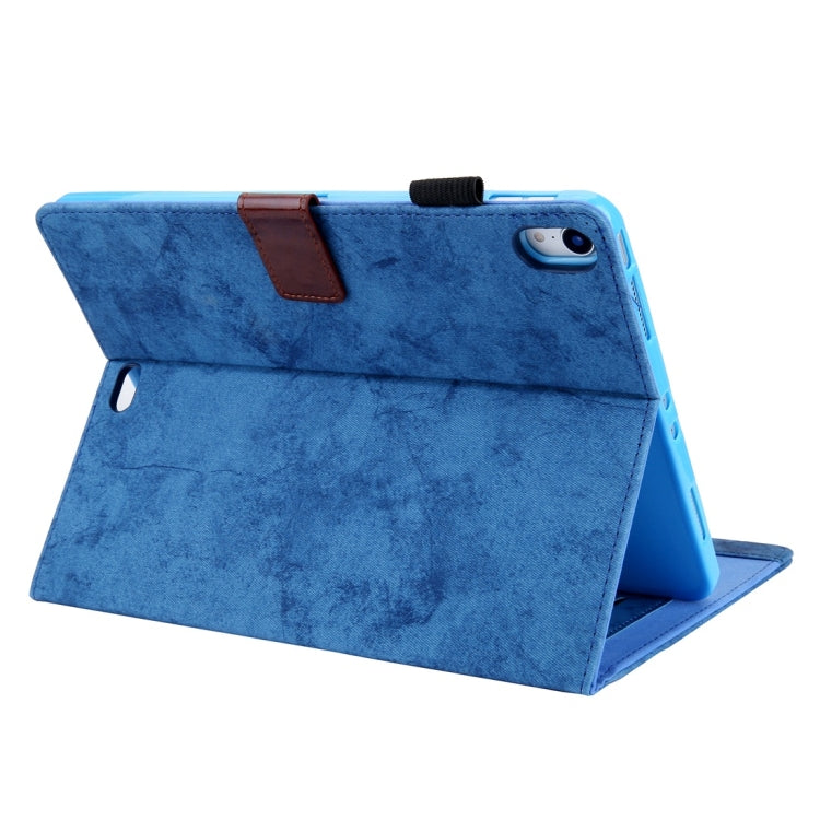 For iPad Pro 11 inch (2018) Business Style Horizontal Flip Leather Case, with Holder & Card Slot & Photo Frame & Sleep / Wake-up Function(Blue) - iPad Pro 11 (2018) Cases by buy2fix | Online Shopping UK | buy2fix