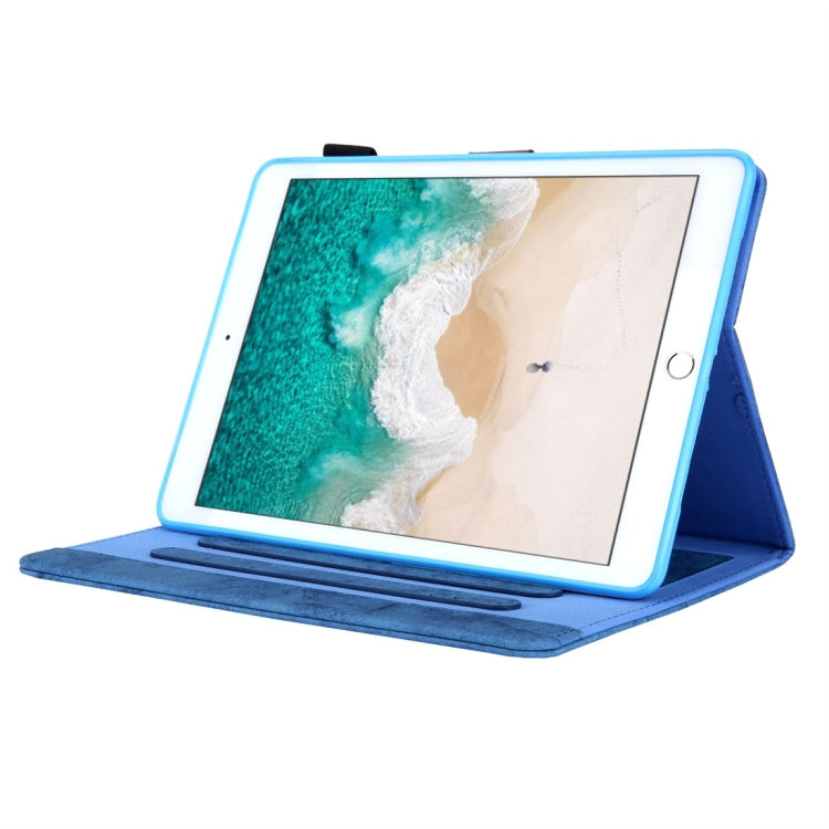 For iPad Mini (2019) Business Style Horizontal Flip Leather Case, with Holder & Card Slot & Photo Frame & Sleep / Wake-up Function(Blue) - iPad mini (2019) / mini 5 Cases by buy2fix | Online Shopping UK | buy2fix
