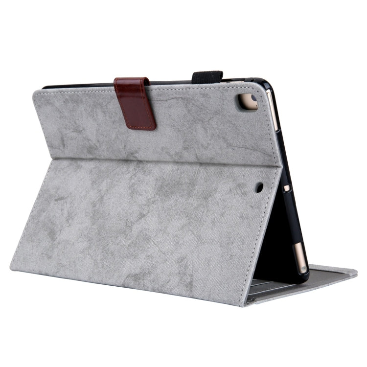 For iPad 10.2 2021 / 2020 / 2019 Business Style Horizontal Flip Leather Case, with Holder & Card Slot & Photo Frame & Sleep / Wake-up Function(Grey) - iPad 10.2 Cases by buy2fix | Online Shopping UK | buy2fix